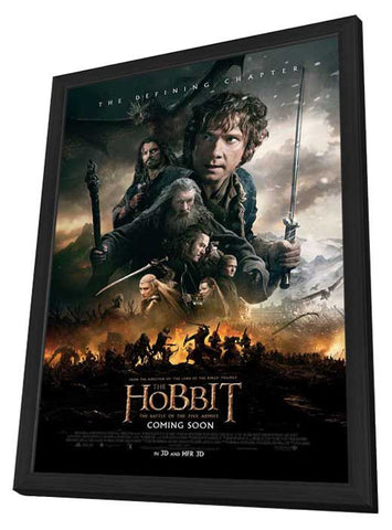 The Hobbit: The Battle of the Five Armies 11 x 17 Movie Poster - Style D - in Deluxe Aluminum Frame