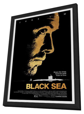 Black Sea 11 x 17 Movie Poster - Style A - in Deluxe Aluminum Frame