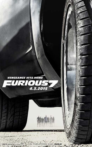 Furious 7 27 x 40 Movie Poster - Style B