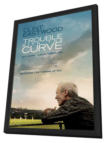 Trouble with the Curve 11 x 17 Movie Poster - Style A - in Deluxe Aluminum Frame