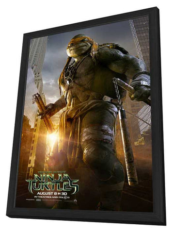 Teenage Mutant Ninja Turtles 11 x 17 Movie Poster - Style F - in Deluxe Aluminum Frame