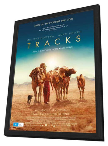 Tracks 11 x 17 Movie Poster - Australian Style A - in Deluxe Aluminum Frame