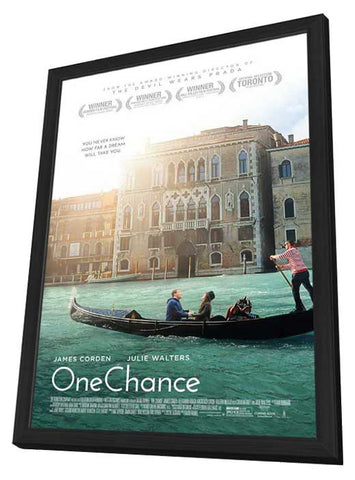 One Chance 11 x 17 Movie Poster - Style B - in Deluxe Aluminum Frame