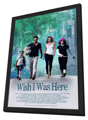 Wish I Was Here 11 x 17 Movie Poster - Style A - in Deluxe Aluminum Frame