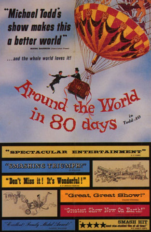 Around the World in 80 Days 11 x 17 Movie Poster - Style B