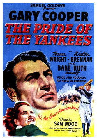 The Pride of the Yankees 11 x 17 Movie Poster - Style C
