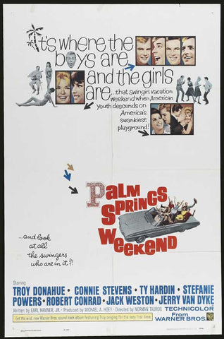 Palm Springs Weekend 11 x 17 Movie Poster - Style B