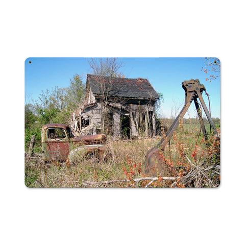 Farm House Metal Sign Wall Decor 18 x 12