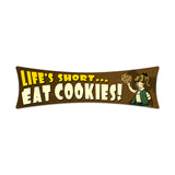 Eat Cookies Metal Sign Wall Decor 27 x 8