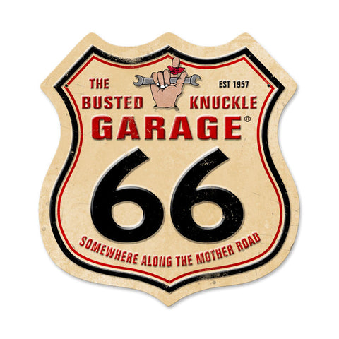 Route 66 Metal Sign Wall Decor 15 x 15