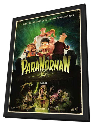 ParaNorman 11 x 17 Movie Poster - Style C - in Deluxe Aluminum Frame