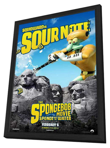 The SpongeBob Movie: Sponge Out of Water 11 x 17 Movie Poster - Style D - in Deluxe Aluminum Frame