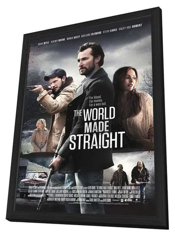 The World Made Straight 11 x 17 Movie Poster - Style B - in Deluxe Aluminum Frame