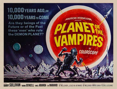 Planet of the Vampires 11 x 17 Movie Poster - Style B