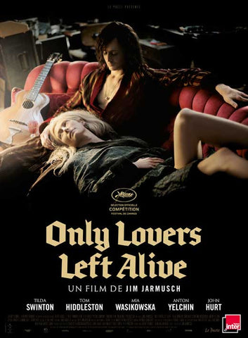 Only Lovers Left Alive 11 x 17 Movie Poster - French Style A - in Deluxe Aluminum Frame