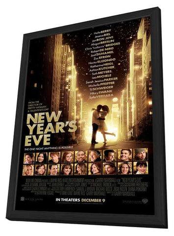 New Year's Eve 11 x 17 Movie Poster - Style C - in Deluxe Aluminum Frame