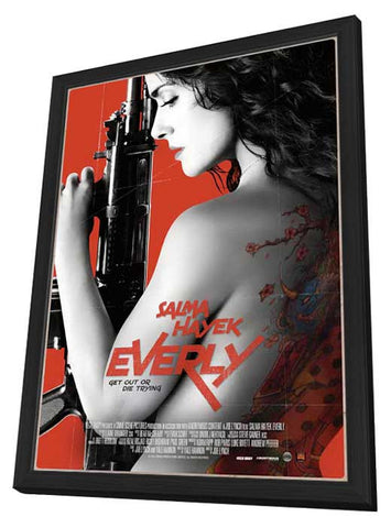 Everly 11 x 17 Movie Poster - Style A - in Deluxe Aluminum Frame