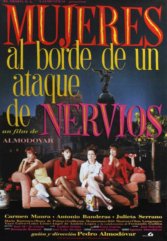 Women on the Verge of a Nervous Breakdown 11 x 17 Movie Poster - Swedish Style C