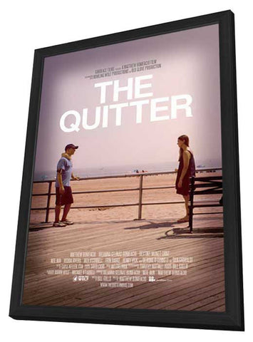 The Quitter 11 x 17 Movie Poster - Style A - in Deluxe Aluminum Frame