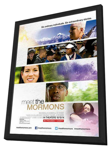 Meet the Mormons 11 x 17 Movie Poster - Style A - in Deluxe Aluminum Frame