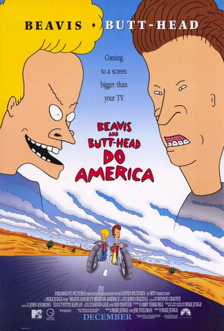 Beavis and Butthead Do America 11 x 17 Movie Poster - Style A