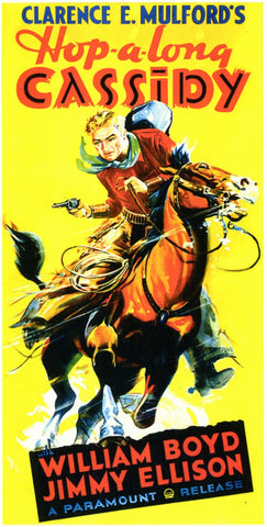 Hop-Along Cassidy 11 x 17 Movie Poster - Style B