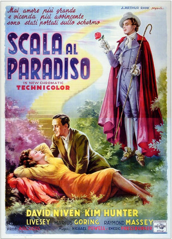 A Matter of Life and Death 11 x 17 Movie Poster - Italian Style A
