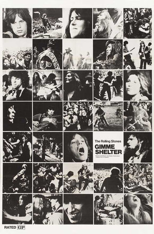 Gimme Shelter - Rolling Stones 11 x 17 Movie Poster - Style B