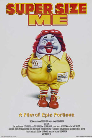 Super Size Me 11 x 17 Movie Poster - Style B