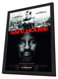 Safe House 11 x 17 Movie Poster - Style A - in Deluxe Aluminum Frame