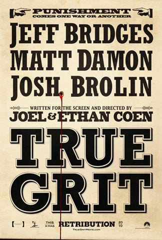True Grit 11 x 17 Movie Poster - Style A
