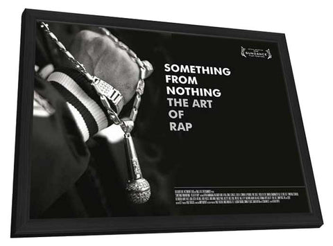 Something from Nothing: The Art of Rap 11 x 17 Movie Poster - Style B - in Deluxe Aluminum Frame