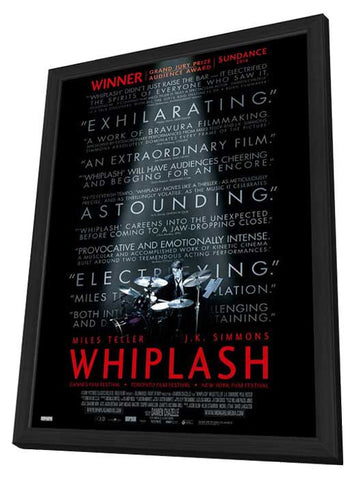 Whiplash 11 x 17 Movie Poster - Canadian Style A - in Deluxe Aluminum Frame