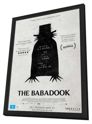 The Babadook 11 x 17 Movie Poster - Australian Style A - in Deluxe Aluminum Frame