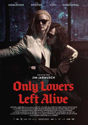 Only Lovers Left Alive 11 x 17 Movie Poster - German Style B - in Deluxe Aluminum Frame