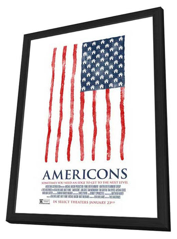 Americons 11 x 17 Movie Poster - Style A - in Deluxe Aluminum Frame