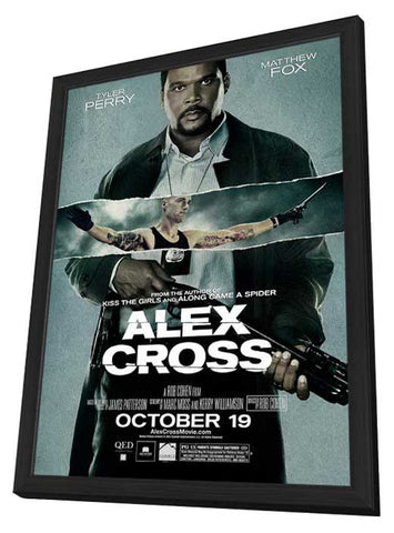 Alex Cross 11 x 17 Movie Poster - Style B - in Deluxe Aluminum Frame