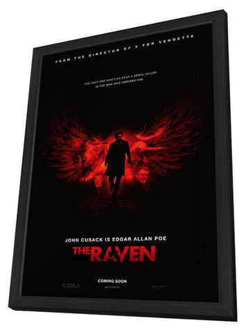 The Raven 11 x 17 Movie Poster - Style C - in Deluxe Aluminum Frame