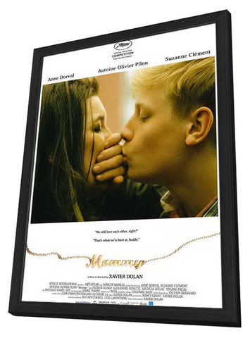 Mommy 11 x 17 Movie Poster - UK Style A - in Deluxe Aluminum Frame