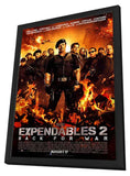 The Expendables 2 11 x 17 Movie Poster - Style E - in Deluxe Aluminum Frame