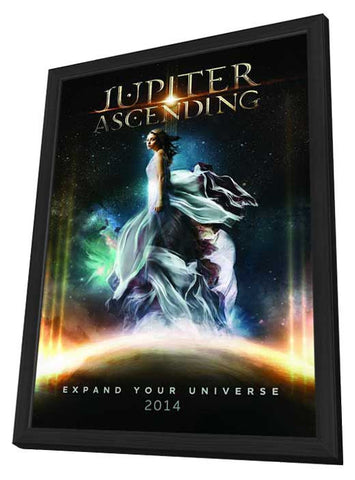 Jupiter Ascending 11 x 17 Movie Poster - Style C - in Deluxe Aluminum Frame