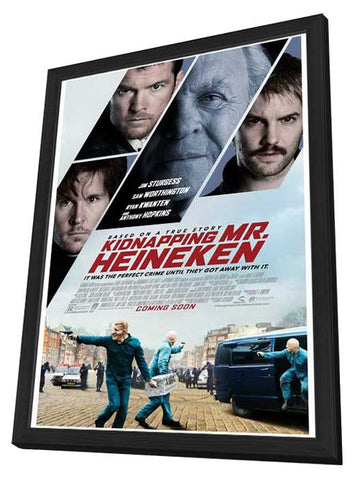 Kidnapping Mr. Heineken 11 x 17 Movie Poster - Style A - in Deluxe Aluminum Frame