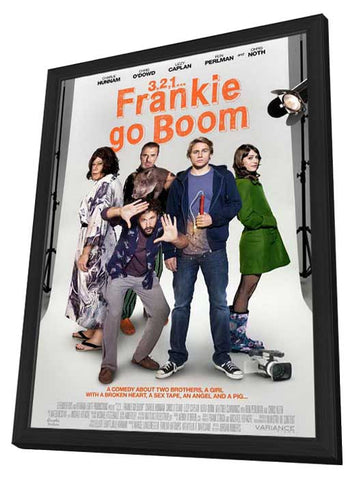 Frankie Go Boom 11 x 17 Movie Poster - Style B - in Deluxe Aluminum Frame