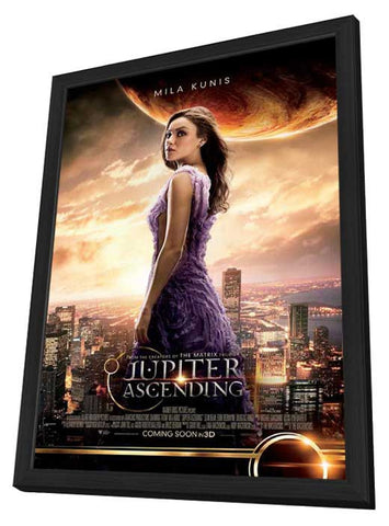 Jupiter Ascending 11 x 17 Movie Poster - Style E - in Deluxe Aluminum Frame