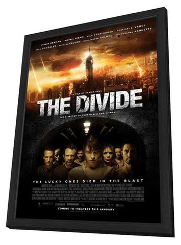 The Divide 11 x 17 Movie Poster - Style C - in Deluxe Aluminum Frame