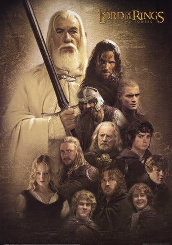 Lord of the Rings: The Two Towers 11 x 17 Movie Poster - Style B