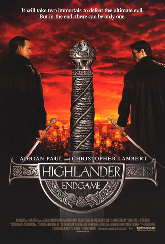 Highlander: Endgame 11 x 17 Movie Poster - Style A