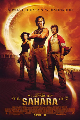Sahara 11 x 17 Movie Poster - Style B