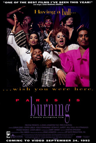 Paris Is Burning 27 x 40 Movie Poster - Style A