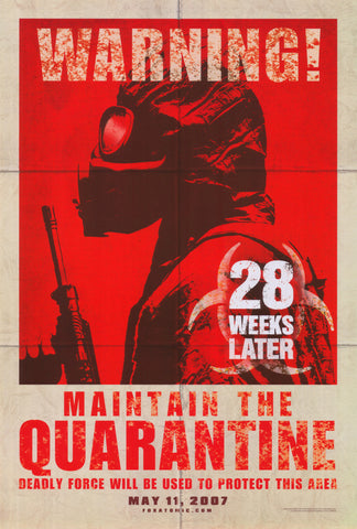28 Weeks Later 27 x 40 Movie Poster - Style B